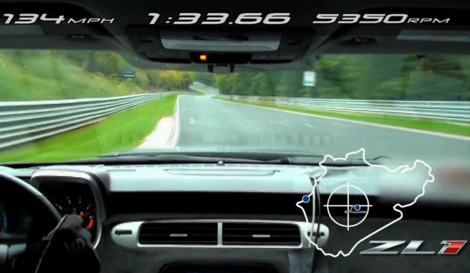 Chevrolet Camaro ZL1: ostré kolo na Nordschleife nyní i na videu