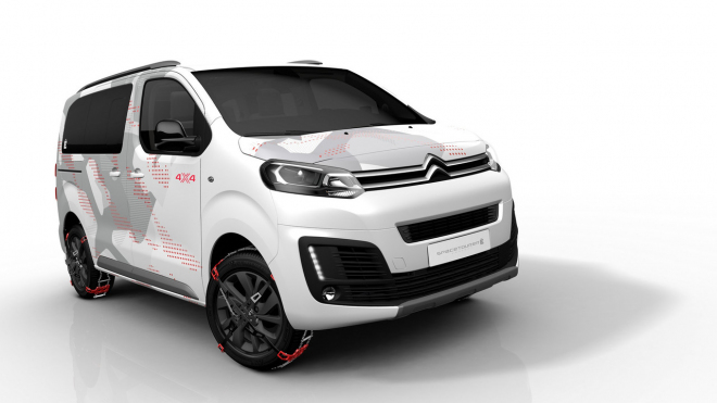 Citroën SpaceTourer 4x4 Ë je transportér se stylem SUV, míří směr výroba