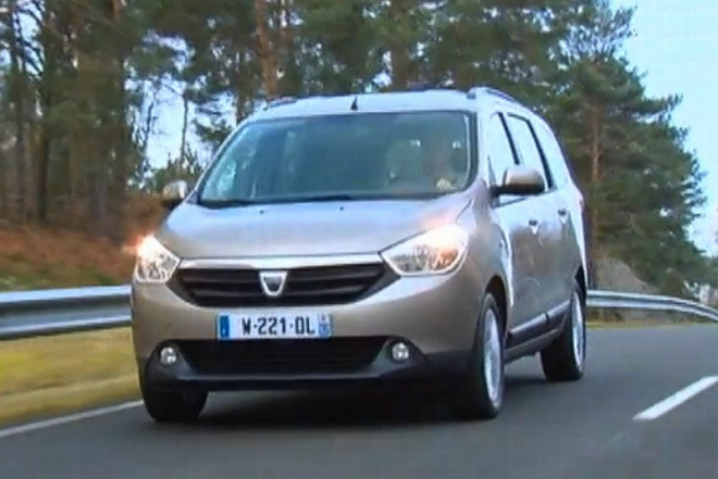 Dacia Lodgy: dostupné MPV na prvním pořádném jízdním videu