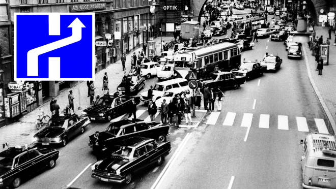 Švédové před 50 léty nařídili jezdit na opačné straně silnice. Chaos nastal v 5:00