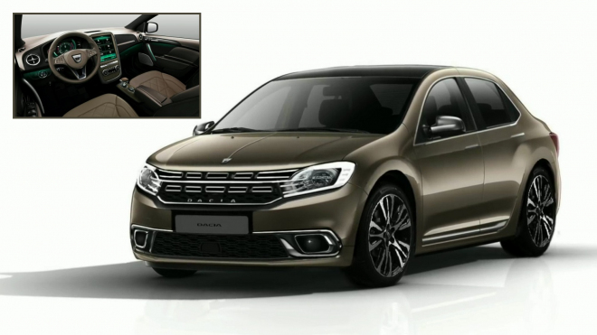 Podívejte se na luxusní verzi Dacie Logan. Připomene Mercedes, stála by půl milionu