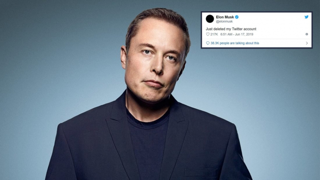 Elon Musk oznámil, že smazal účet na Twitteru, je 67. nejsledovanějším na světě