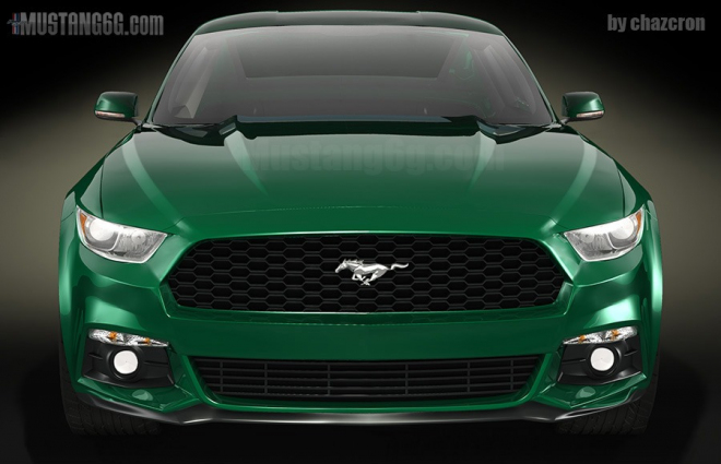 Ford Mustang 2015: nová generace na realistických ilustracích, naživo již v prosinci