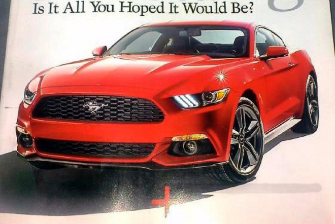 Ford Mustang 2015 předčasně odhalen, bude vážit o 90 kg méně