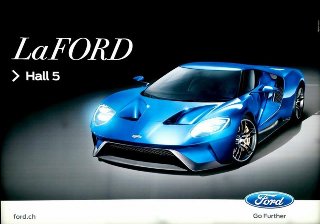 Ford si v Ženevě utahuje z Ferrari, svému GT říká LaFord
