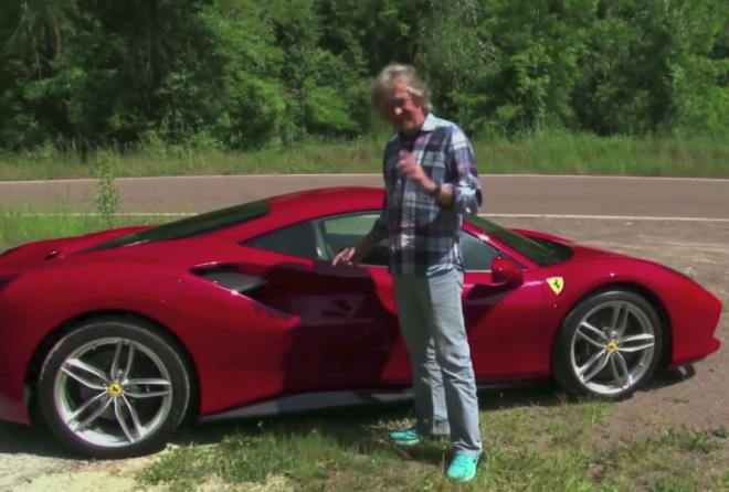 James May otestoval nové Ferrari 488 GTB. A nebyl zcela spokojen (video)