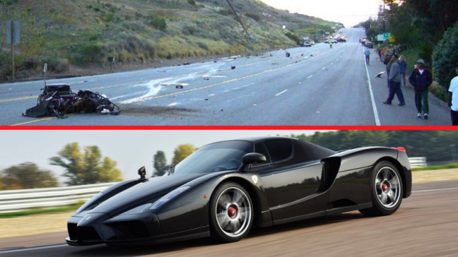 Ferrari Enzo ze známé nehody vstalo z mrtvých. Dnes je černé a je na prodej