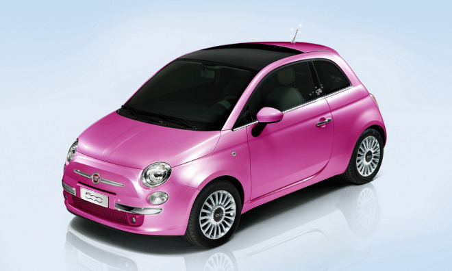 Fiat 500 Barbie: že mám káru růžovou...