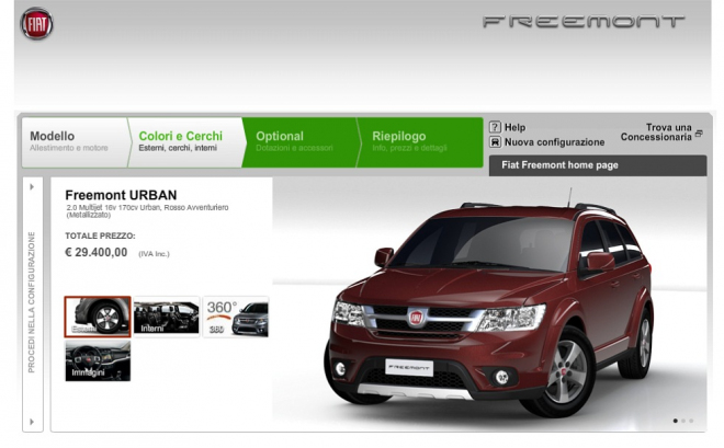 Fiat Freemont má svůj online konfigurátor, dodávky začnou tento měsíc