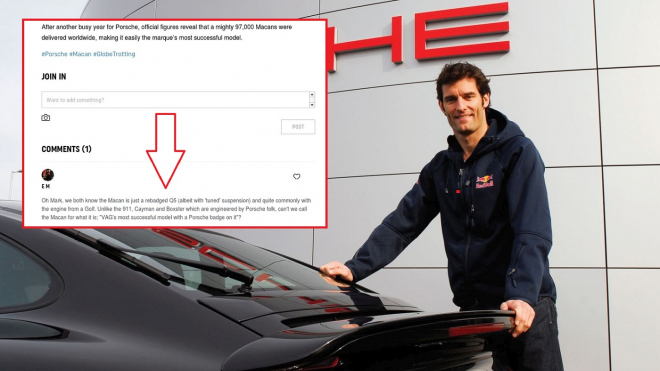 Čtenář setřel ex-pilota F1, když vyzdvihl úspěch značky, která ho teď platí