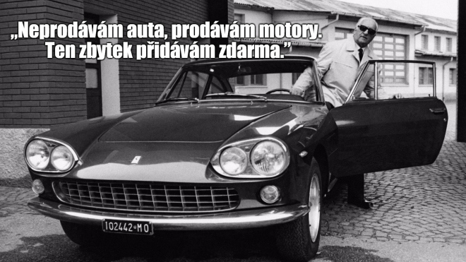 10 citátů Enza Ferrariho, co vstoupily do historie: slavné, ale ne vždy pravdivé