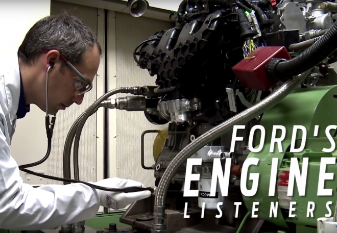 Testování Fordů v praxi: motory Focusu RS poslechem, trucky speciálním přívěsem (videa)