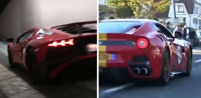 Ferrari F12tdf vs. Lamborghini Aventador SV: který V12 lépe zpívá? (video)