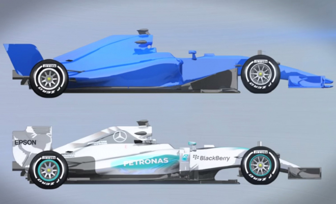 Takto se změní monoposty F1 v roce 2017, budou rychlejší i náročnější na řízení (video)