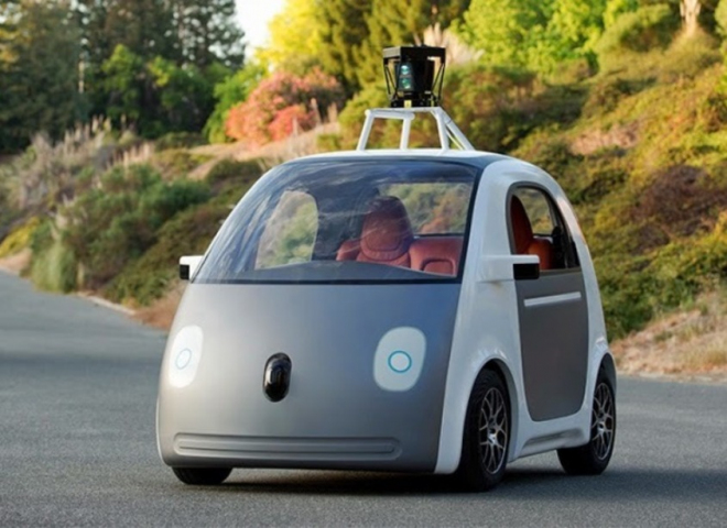 Google představil svůj vůz s autopilotem. Nemá řidiče, volant ani pedály