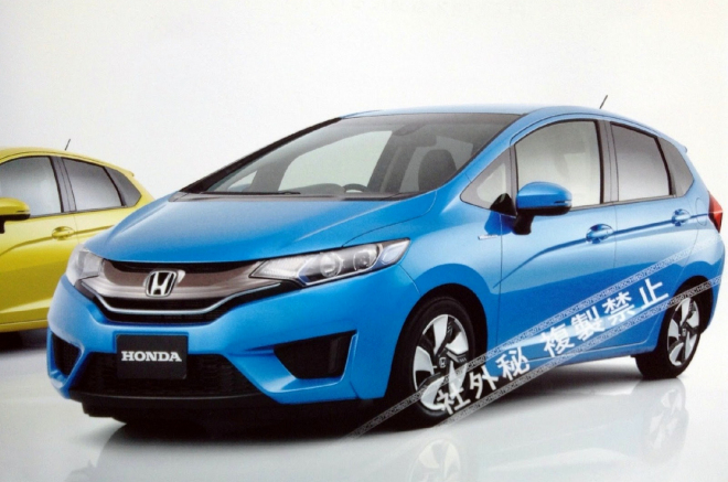Honda Jazz 2014: unikly první fotky nové generace, ze všech stran