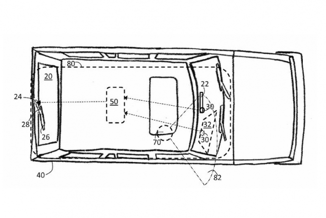 Jaguar si nechal patentovat ovládání zadního stěrače pohledem řidiče