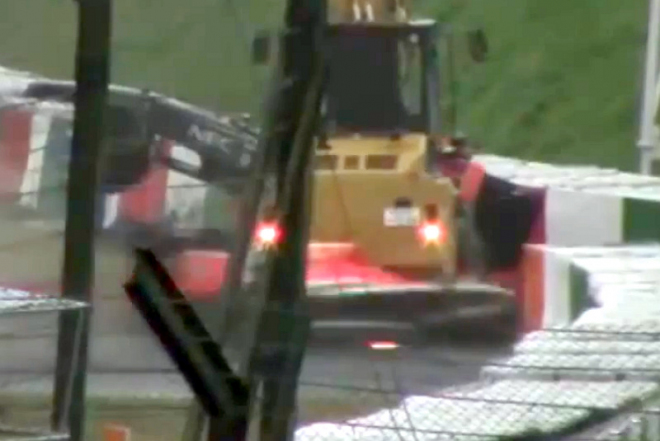 Jules Bianchi a nehoda z GP Japonska na videu, jeho stav zůstává vážný