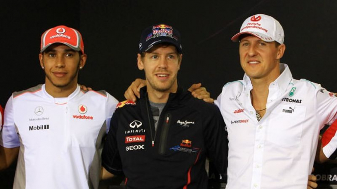 Legendy F1 srovnaly Schumachera, Hamiltona a Vettela. Jak si stojí proti sobě?