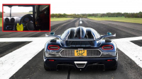Koenigsegg One:1 ukázal své zrychlení, rozjel se až na 386,2 km/h (video)