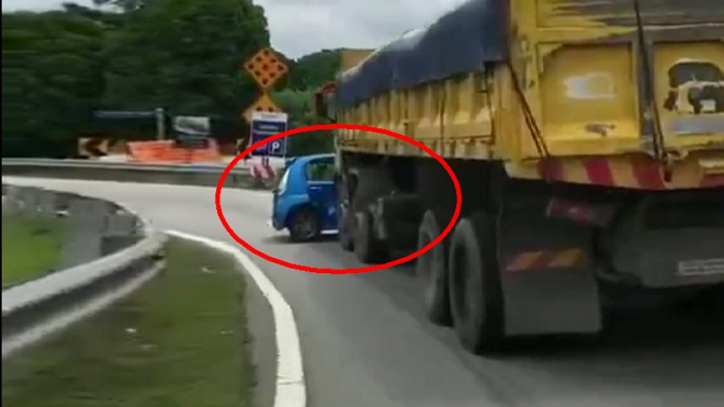 Řidič náklaďáku ukázal, proč by si vybrzďovači neměli zahrávat s monstry (video)