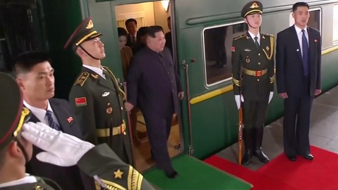 Když Kim Čong-un nepoužívá limuzínu, jezdí se svým luxusním obrněným vlakem