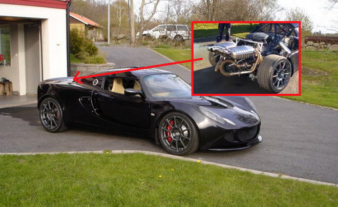 Lotus Exige s točivou V10 z BMW M5 bere dech, je to malé Ferrari