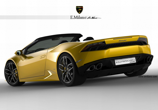 Lamborghini Huracán LP 610-4 Spyder: střecha půjde dolů do 12 měsíců (ilustrace)