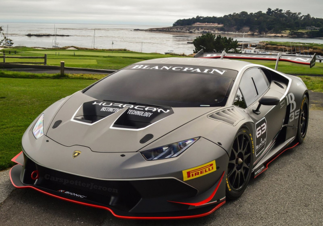 Lamborghini Huracán Super Trofeo: závodní verze nachytána při oficiálním focení (foto, video)