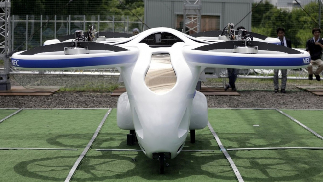 Japonci ukázali své létající auto, hned ho předvedli i v ostré akci