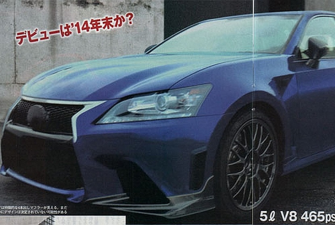 Lexus GS F 2014: japonská M5 nafocena bez maskování, nabídne „jen“ 465 koní