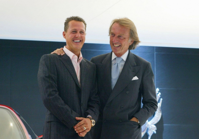 Michael Schumacher reaguje na léčbu, říká bývalý šéf Ferrari di Montezemolo