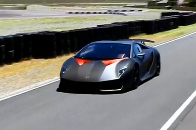 Lamborghini Sesto Elemento v akci při testech na okruhu, působí zběsile (video)