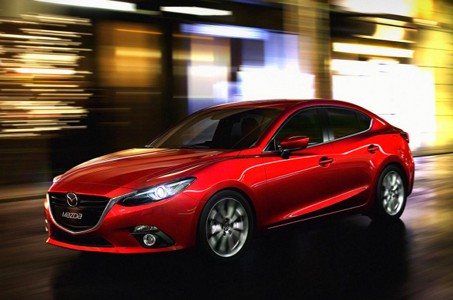 Nová Mazda 3 sedan 2014 detailněji: ještě lehčí a s větším kufrem