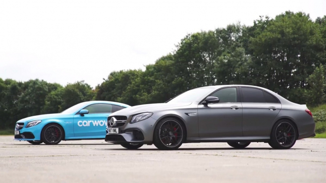 Mercedes-AMG E63 S vs. C63 S Coupe: jaký rozdíl vám koupí milion korun? (video)