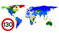 Mapa nejvyšších povolených rychlostí: kolik se smí kde Evropě i ve světě?