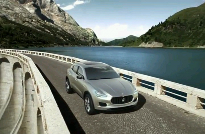 Maserati Kubang: trojzubé SUV na prvním videu