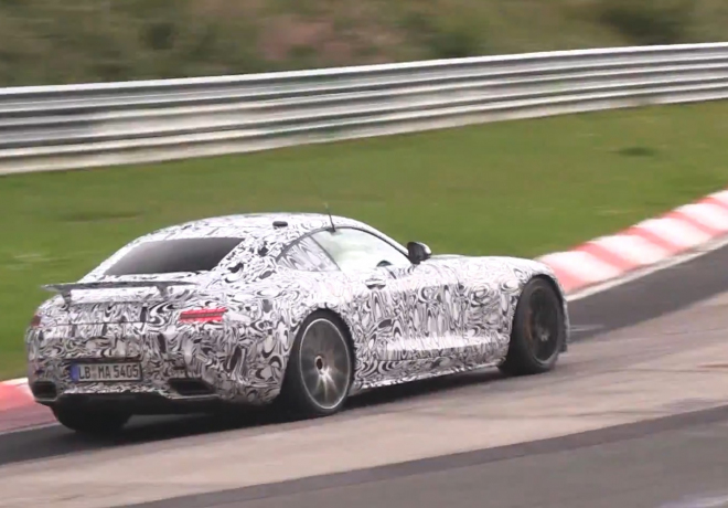 Mercedes-AMG GT Black Series nachytán na Ringu, zní docela hrozivě (videa)