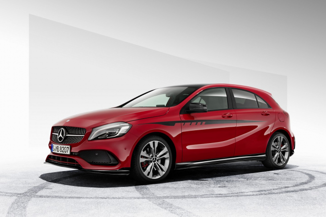 Mercedes třídy A lze ozdobit bodykitem AMG, stejný dostane i facelift CLA