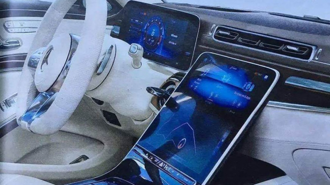 Unikla podoba interiéru nového Mercedesu třídy S, revoluce to bude jen pro Němce