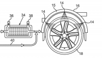 Mercedes si patentoval vodní chlazení... pneumatik. K čemu to bude dobré?
