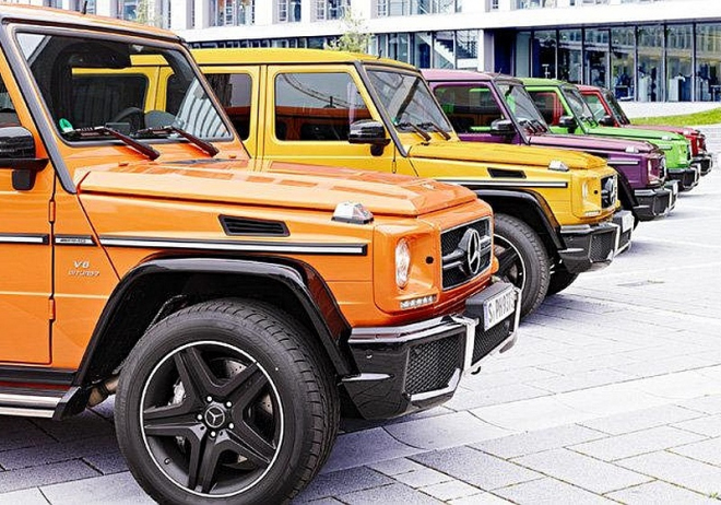 Mercedes G 63 a G 65 Crazy Color: Němci pomohou Géčku z nudy, za 500 tisíc