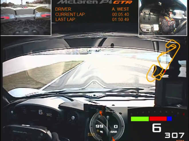 McLaren P1 GTR řádí na okruhu v Barceloně, za F1 zaostává o půl minuty (video)
