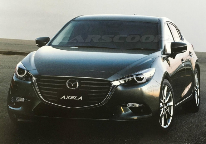 Mazda 3 2017: facelift odhalen únikem, pozměnil hlavně čelní partie