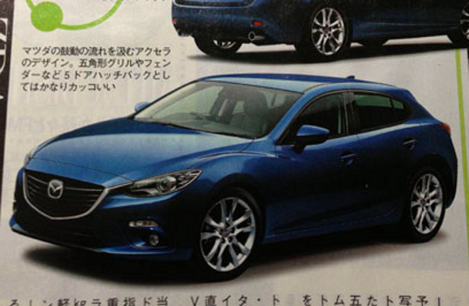 Mazda 3 2014: ani tohle nejsou uniklé oficiální fotky nové trojky