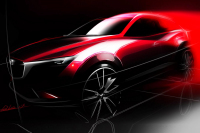 Mazda CX-3: malé SUV poodhaleno první upoutávkou, debut v L.A. je jistý