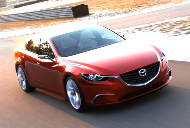 Mazda Takeri: nová Mazda 6 poprvé v akci (video)