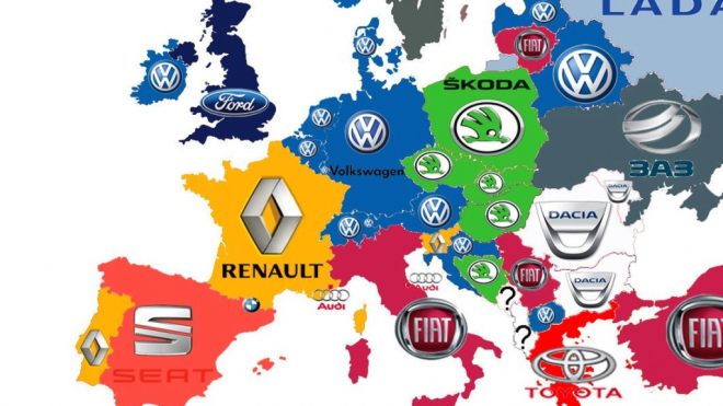 Nejprodávanější auta v zemích Evropy? Podívejte se, kde všude dnes vládne Škoda
