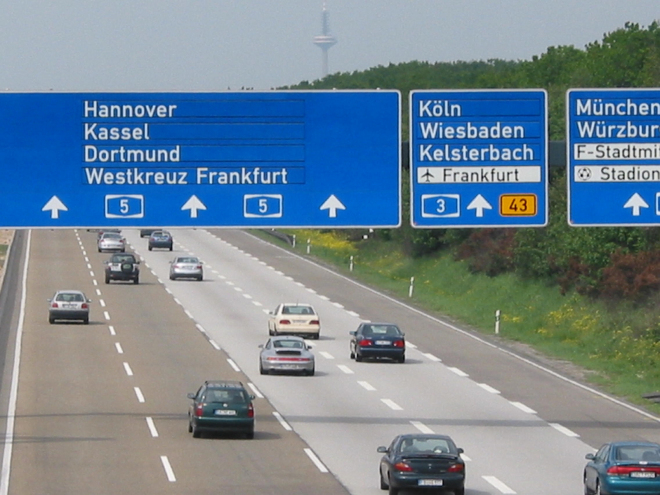 Německé dálnice: připomeňme si pravidla, zpoplatnění se blíží