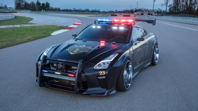 Policejní Nissan GT-R je stroj tak brutální, že z něj strach jde už na pohled